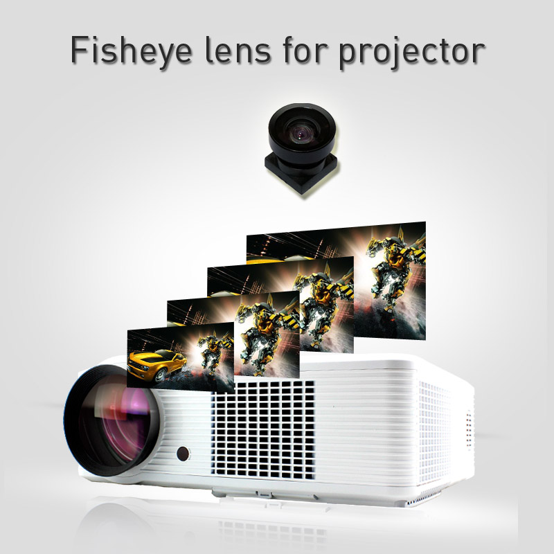 Lentille fisheye pour projecteur