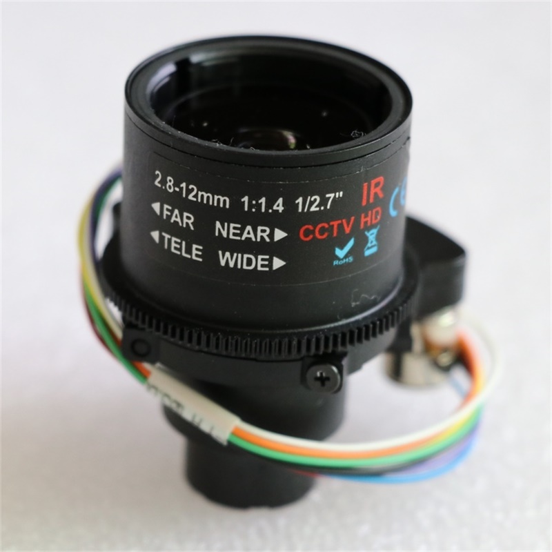 Objectif varifocal motorisé 2.8 12 mm